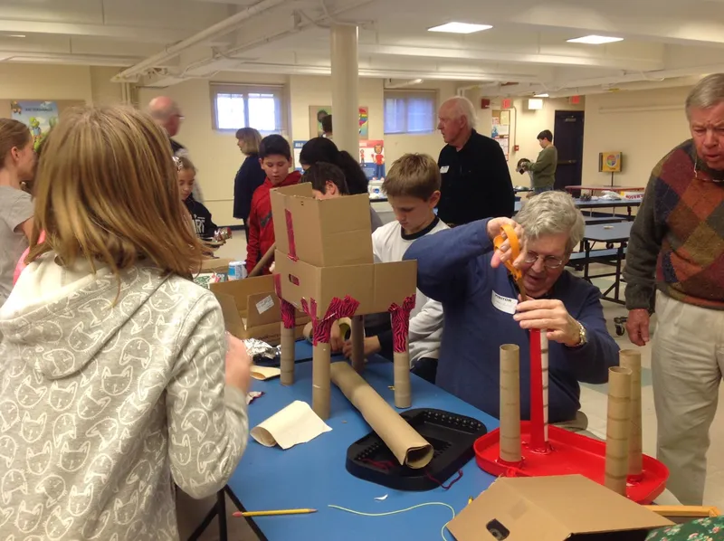 MCCD members help students build a working prototype