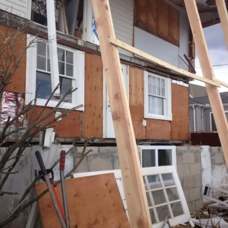 Repair Work Starts on Marla's Home